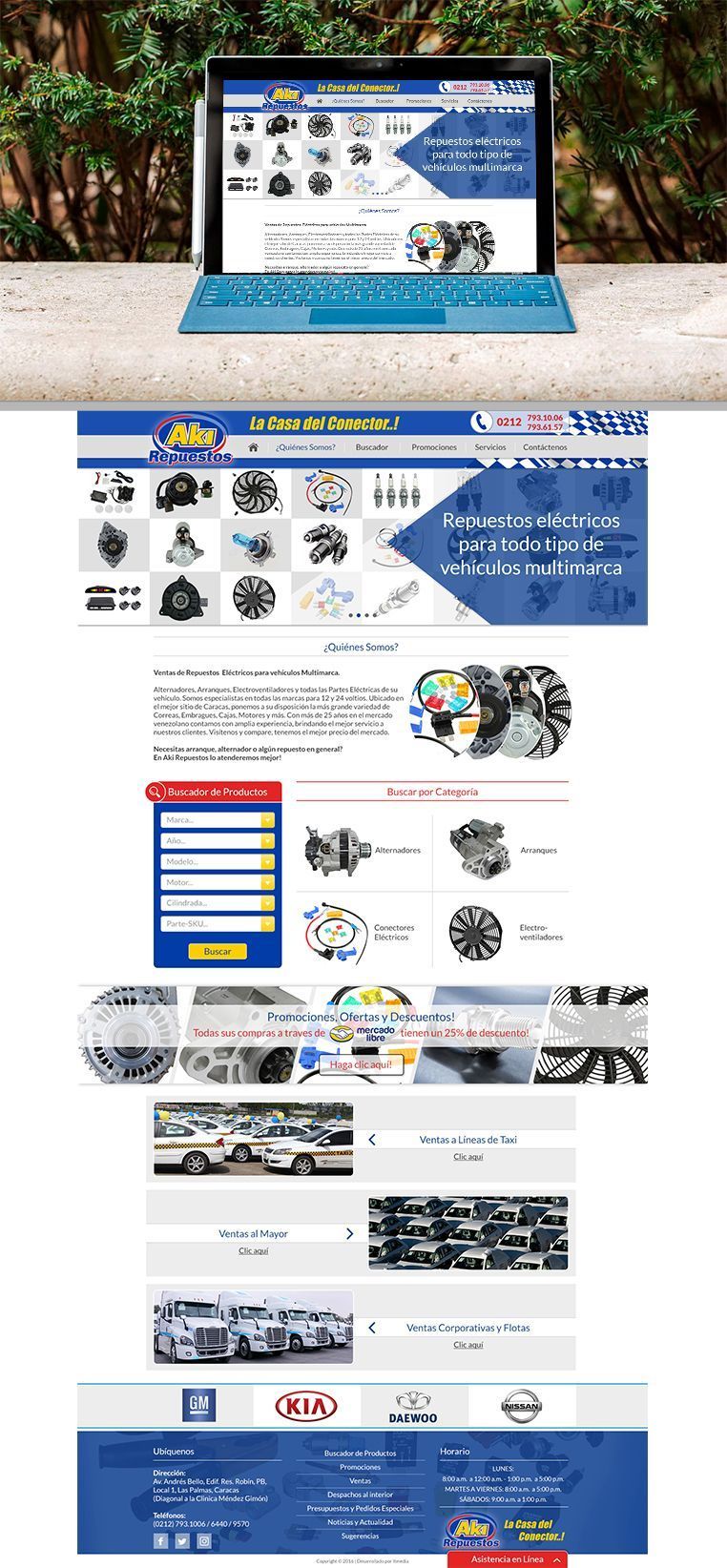 Desarrollo Web Aki Respuestos